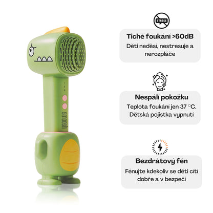 Bezdrátový dětský fén Smoosh